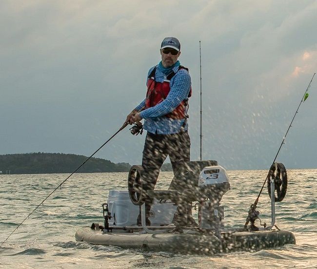 Рыболовный катамаран «ФИШМАРАН» с транцем под мотор фото
