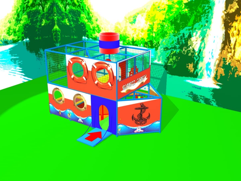 Детская игровая комната "Кораблик" фото