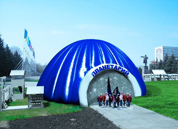 Надувная палатка "Шатер круглый" фото