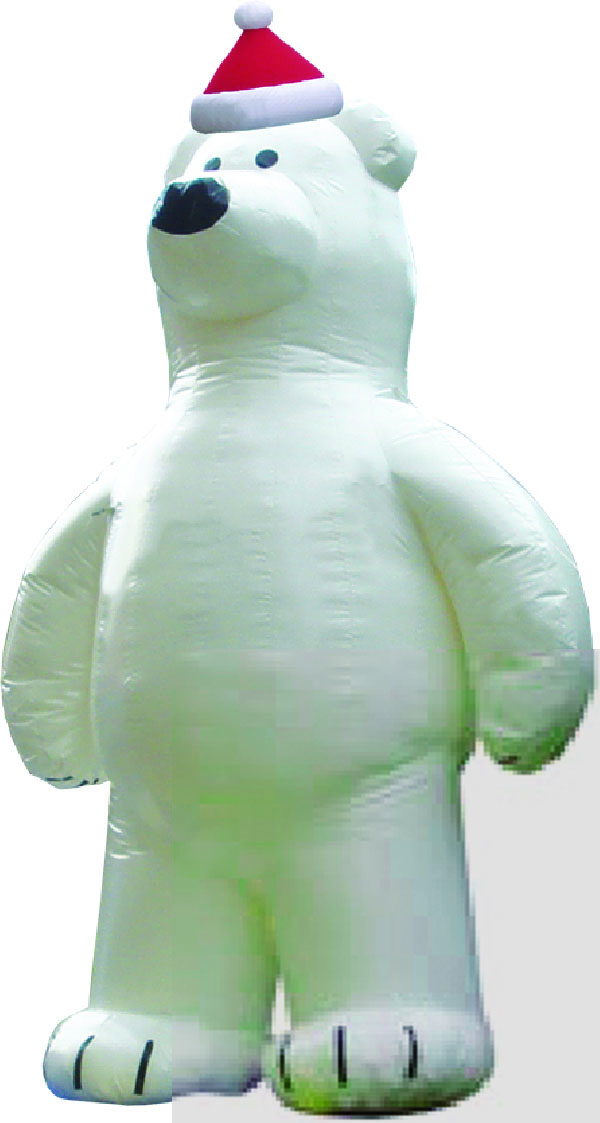 Надувная фигура «Белый медведь» фото