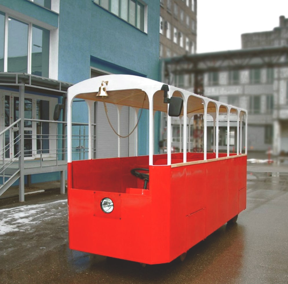 Аттракцион-поезд "Трамвай" фото