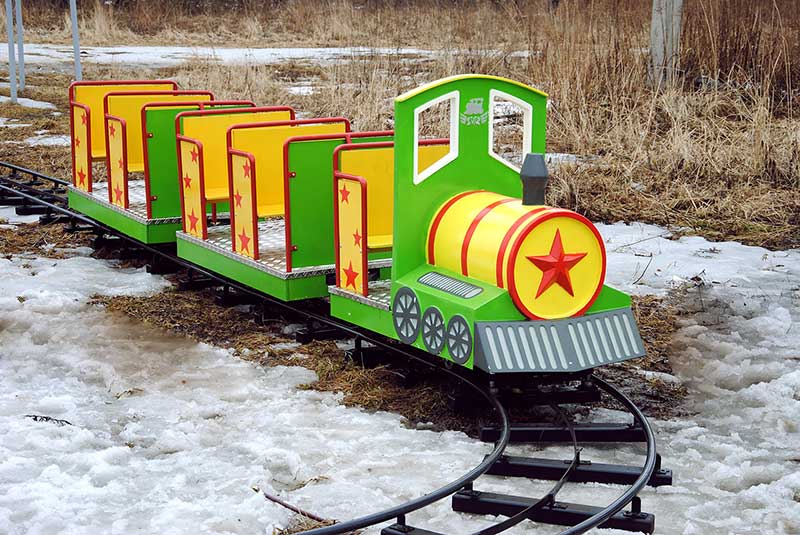 Детская мобильная железная дорога «Звёздочка» фото