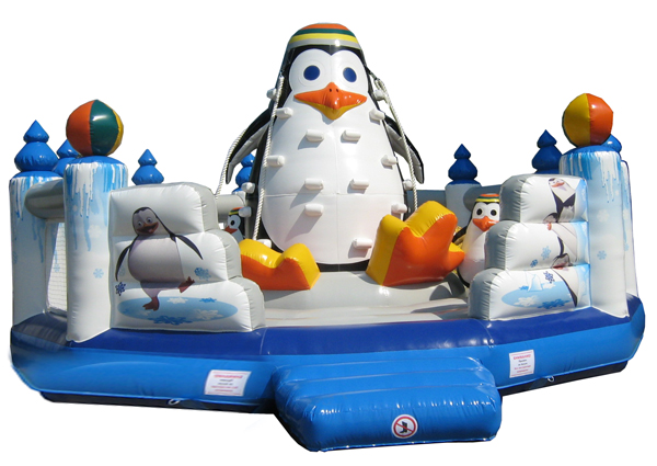 «Пингвин», надувной батут-скалодром для детей фото